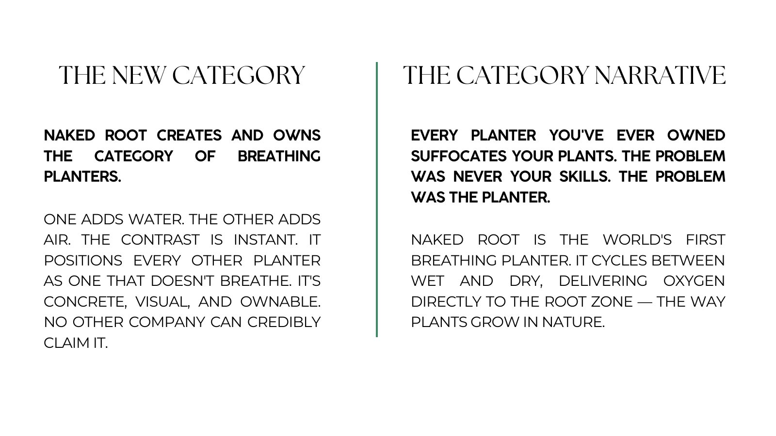 Naked Root brand work